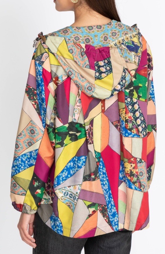 Johnny Was Medium Reversible Patchwork Print Jack… - image 4