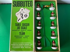 Subbuteo HW team Ref 100 Manchester United original small box. Heavyweight 70s