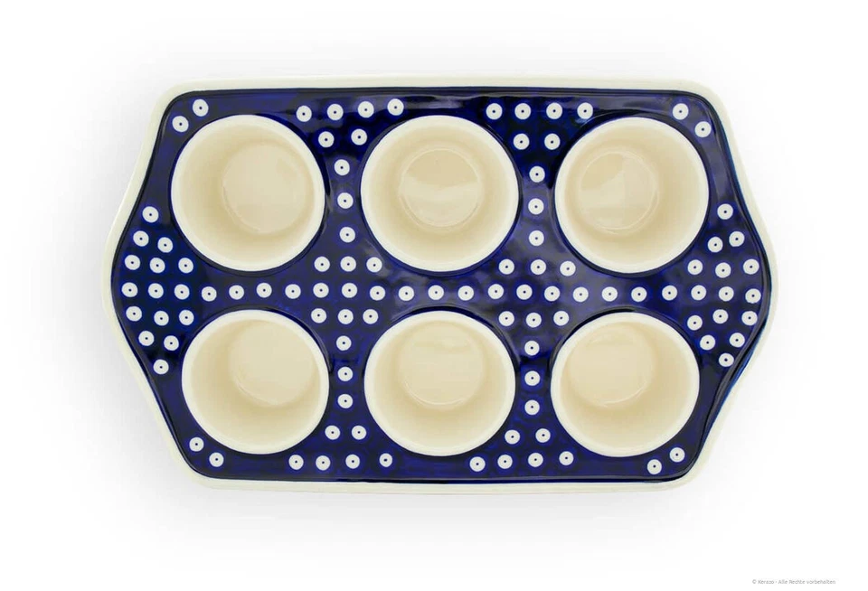 Bunzlauer Keramik Muffin-Backform, 36 x 22 x 5 cm Dekor 42 - Bild 2 von 4