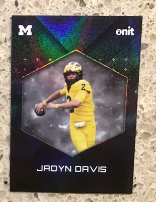 2025 ONIT Gravity Michigan Wolverines B-30 Jadyn Davis Aura Parallel FREE Ship