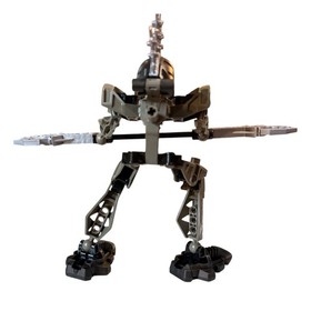 VTG LEGO BIONICLE Rahkshi Vorahk Black Gray 8591 Canister Complete DAMAGED Book 