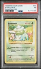 1999 POKEMON GAME SHADOWLESS #44 BULBASAUR PSA 1
