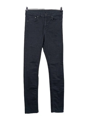 & DENIM Jeans taille haute Dames Jeans T EU 40 noir style décontracté - Photo 1/4