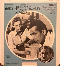 RCA SelectaVision Key Largo CED VideoDisc Humphrey Bogart Movie Vintage