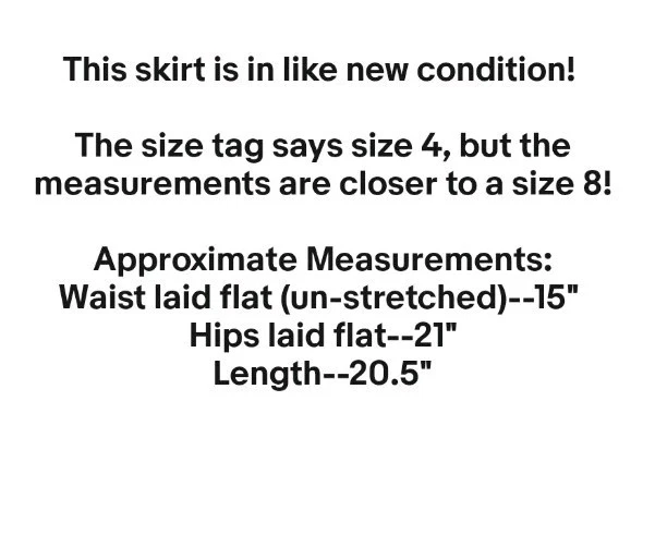 Ellen Tracy Skirt Size 8 Flared Tweed Knit Frayed Hem Light Gray Marled READ - Image 2 of 4