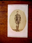 CDV PHOTO of CIVIL WAR  SOLDIER by Wm. H. Schurch SCRANTON PA. I'Dd on Back