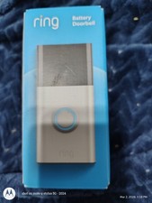 Ring Battery Doorbell 2024 Release - Head-to-Toe 1440p HD Video Satin Nickel