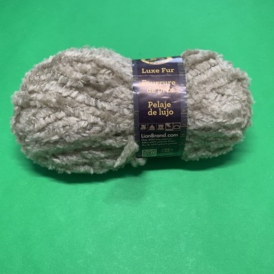 Lion Brand Yarns Luxe Fur  Tan