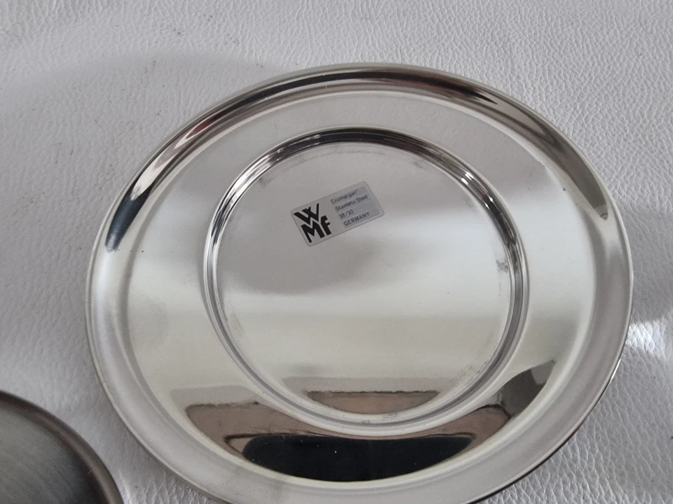 Vintage WMF Geleedose  Marmeladentopf - Glas  Chromargan - 1980er - Bild 4 von 4