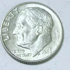 1946 Roosevelt Dime 90% Silver 10C Circulated Coin #6018
