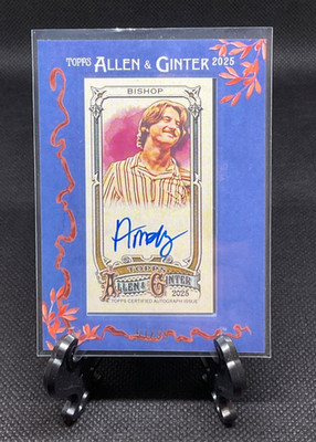 Topps Allen & Ginter 2025 Andrew Bishop Auto  #MA-ABI 51/99  Red Clay Strays
