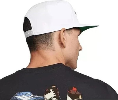 Nike Pro Cap Sportswear Swoosh Snapback Hat White Size S/M FV5522