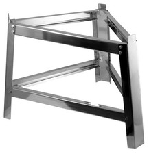 Fischer Edelstahl Fu&szlig;gestell / Sockel  f&uuml;r  Saftfass / Fass  200 Liter