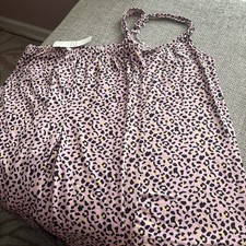 Ninexis V-Neck Tank Top Pajama Set.  Size M. Leopard
