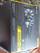 CORSAIR hydro series h100i v2 CPU Liquid Cooler 2435 RPM Dual 120mm Fans