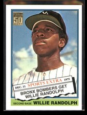 2001 Topps Traded & Rookies Willie Randolph #T124