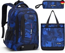 Schulrucksack Jungen Teenager, Schulranzen für Jungen der 3. 5. bis 7. Klasse, 