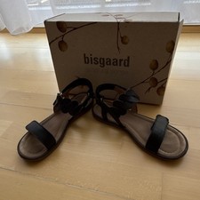 bisgaard CILLE Sandalen Schwarz Leder Klett f...