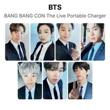Cargador Portátil BTS BANG CON The Live Tarjeta Fotográfica Oficial KPOP Regalo Especial