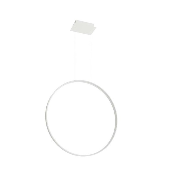 Pendelleuchte Design HäNgelampe Led Esszimmerleuchte Ring Wohnzimmerlampe Weiß-image
