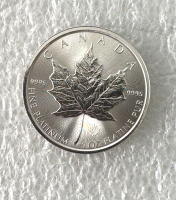 2025 Platinum 1 oz Canadian Platinum Maple Leaf $50 Coin .9995
