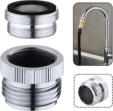 Adaptador De Grifo a Manguera De Jard  n Con Aireador, 3/4" Rosca Ght