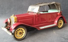 Vintage SSS Japan Tin Litho Friction Old-Timer S-1925 Touring Car Convertible