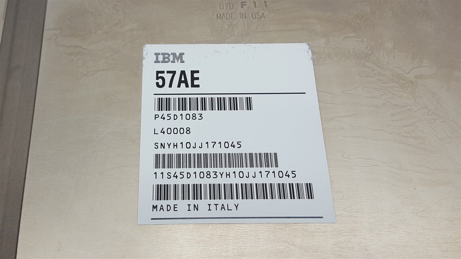 IBM 45D1083 GbENET TX 57AE 2818 2098 zEnterprise 114 2-Port Base-T 