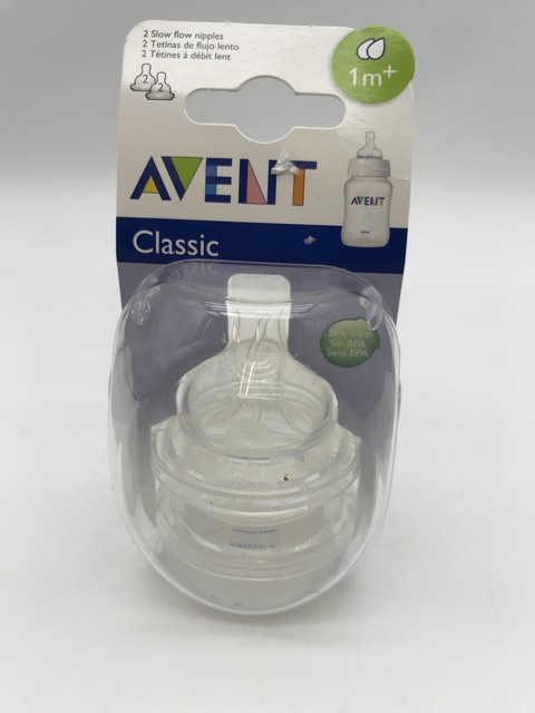 avent bottle nipples slow flow