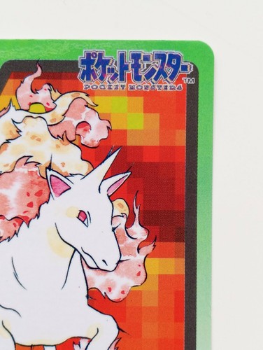 Carddass Rapidash Japanese Pokemon card Nintendo Bandai Rare F/S No.078 1997 - Picture 3 of 11