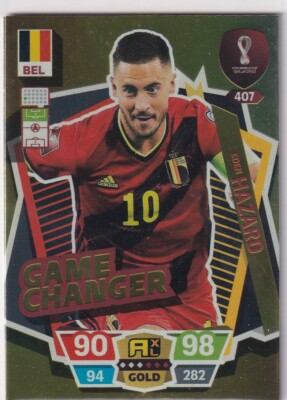 Panini Qatar World Cup Karte 2022 Game Changer Nr. 407 Eden Hazard (Belgium)