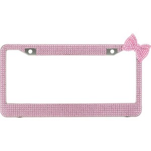 Aurora Borealis /"AB/" Crystal License Plate Frame 7 rows Special Bling Offer