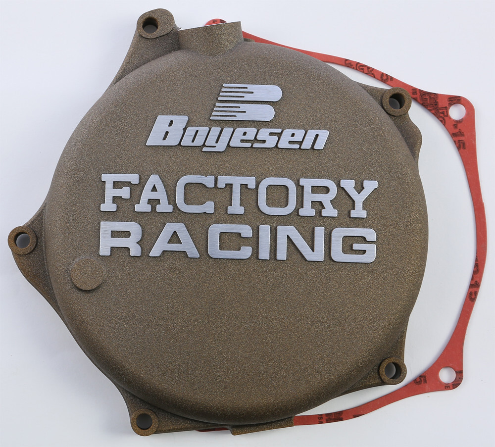 Boyesen Factory Clutch Cover Magnesium Fits KAWASAKI KX250F