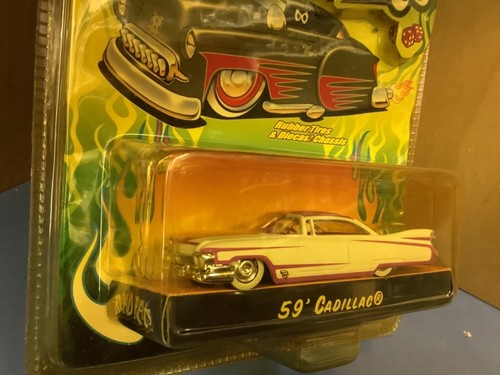 Road Rats 59 Cadillac kustom lowrider 1/64 2003 jada white - Picture 2 of 3