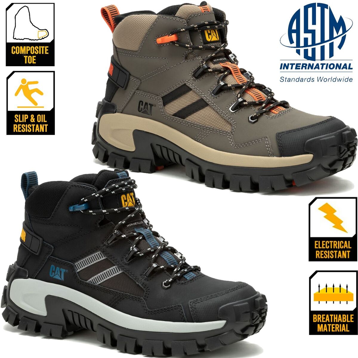 Men - Invader Hiker Waterproof Composite Toe Work Boot - Boots