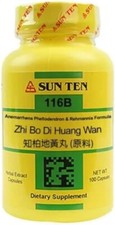 Sun Ten - Anemarrhena, Phellodendron  Rehmannia Formula, 100 Capsules, 116B Zhi