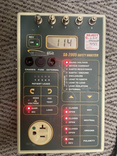 BC BIOMEDICAL SA-2005 SAFETY ANALYZER - Picture 4 of 4