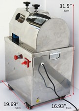 Commercial Sugarcane Press Sugar Cane Press 3 Rollers Stainless Steel 660 lbs/h