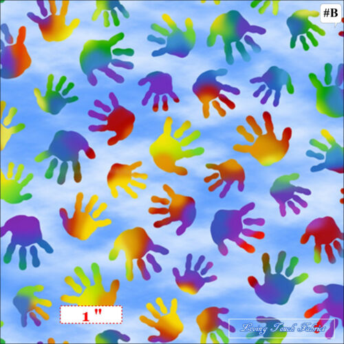 QT, CINDY SEPP, "JESUS LOVES THE LITTLE CHILDREN" SONG FABRICS - Picture 3 of 5