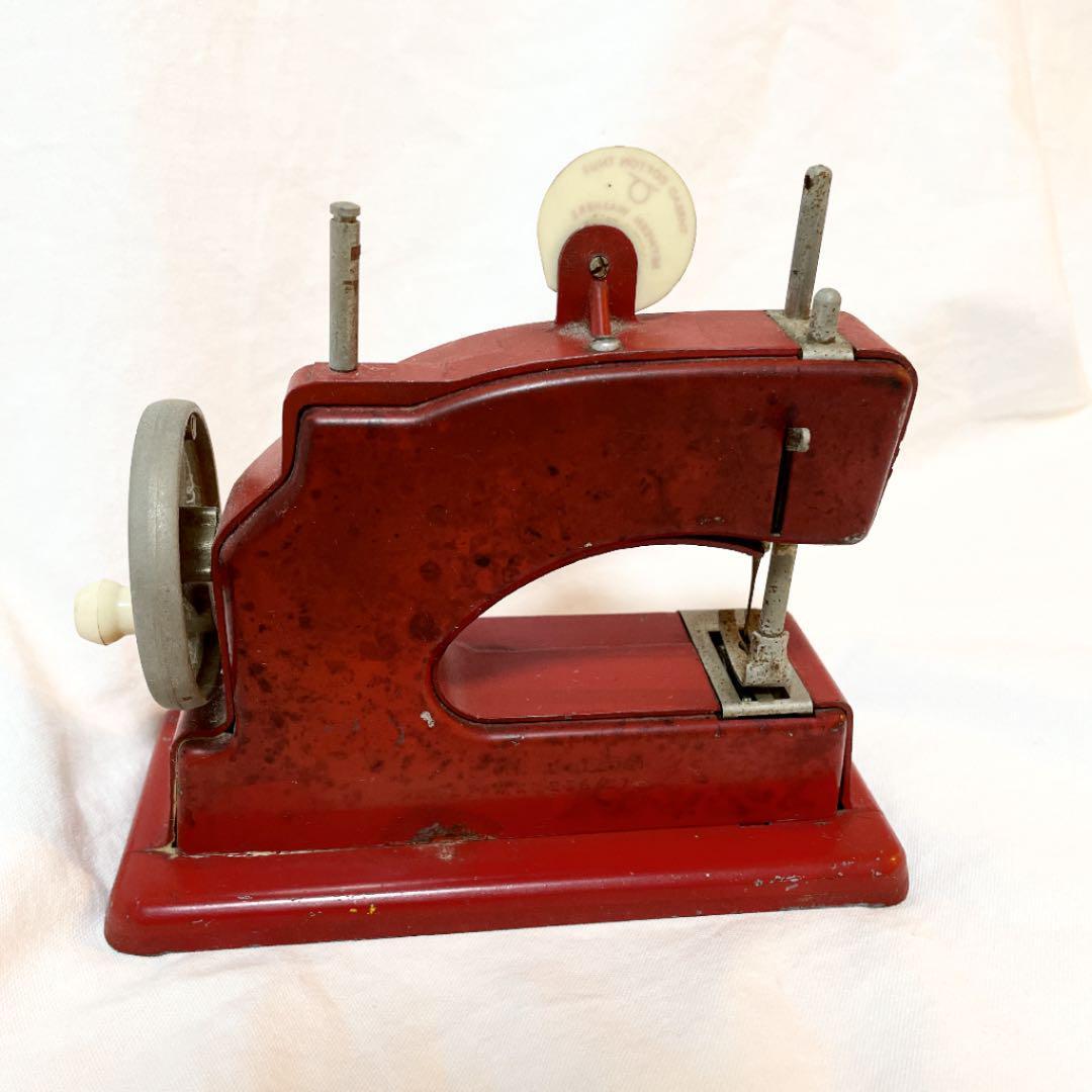 Antique Toy Sewing Machine Red Vulcan 1950s Display JAPAN JP | eBay