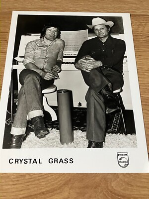 Crystal Grass - original music record management press photograph. 