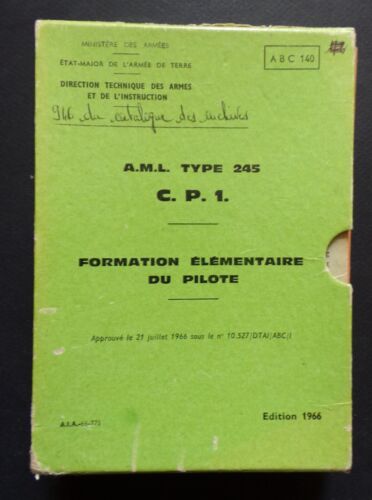 § formation élémentaire du pilote A.M.L. type 245 C. P. 1. - édition 1966 - Photo 1/8