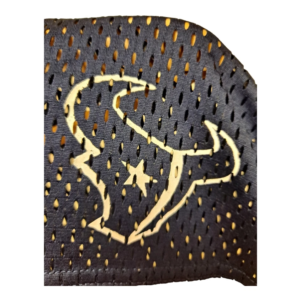 Texans Graphic T-Shirt, Off-White, Mesh Neckline 3/4 Sleeves Women's L - Image 3 of 4