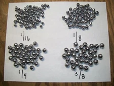 1/16,1/8,1/4,3/8 Round Split Shot sinkers  - choice of quantity - FREE SHIPPING