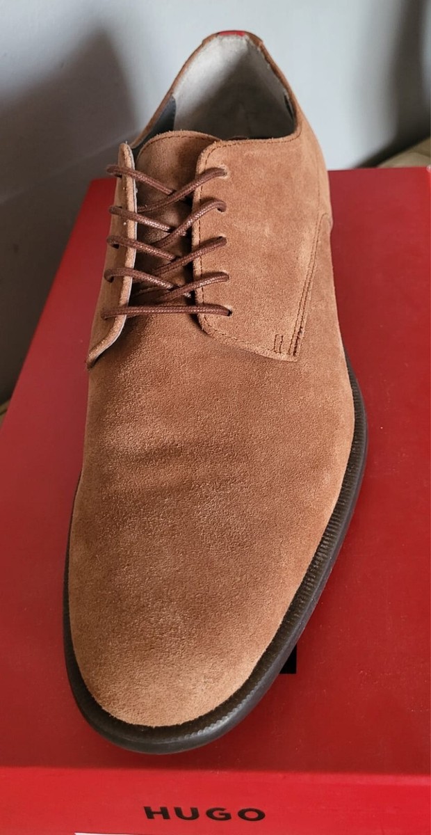 Hugo Boss Kyron Derby Dark Brown Grained Leather Dress Shoes 50470191‎ Men\'s 10 Hugo Boss Kyron Leather Derby | ShopSimon main image 2
