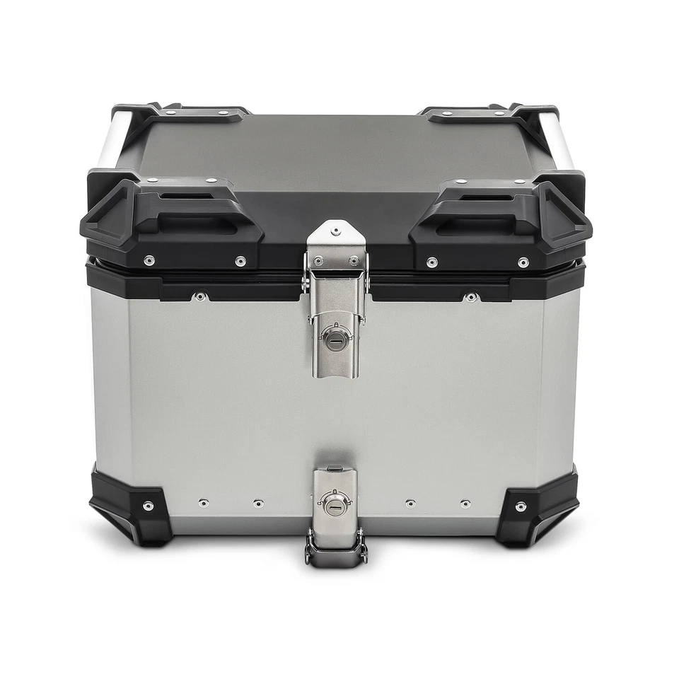 Alu Topcase für BMW R 1200 GS / Adventure Aluminium Bagtecs XB45 silber - Bild 2 von 4