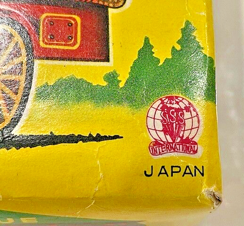 2288J -Vintage 1960's Japan Cragstan Antique Old Smoky Friction Tin Fire Truck! - Picture 16 of 16