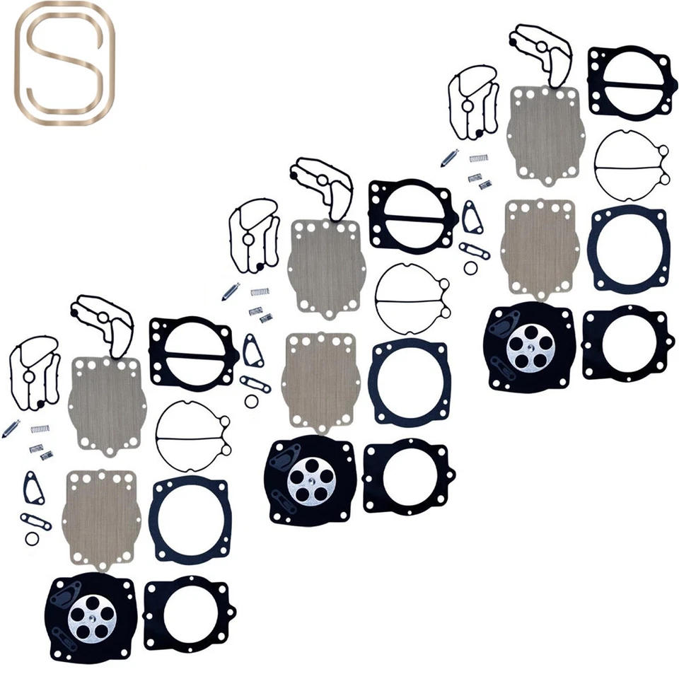 3 kits de reconstrucción de reparación de carburador para Kawasaki Jet Ski 750 900 1100 STX XIR ZXI Foto 3 de 4