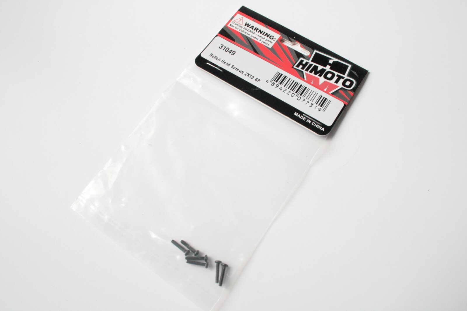 Himoto E10 Button Head Screws M2x10mm (6pcs) - 31049
