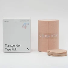 Transgender Tape Roll, FTM Chest Binding, Trans Tape,Extra Wide KT Tape, 16.5 ft